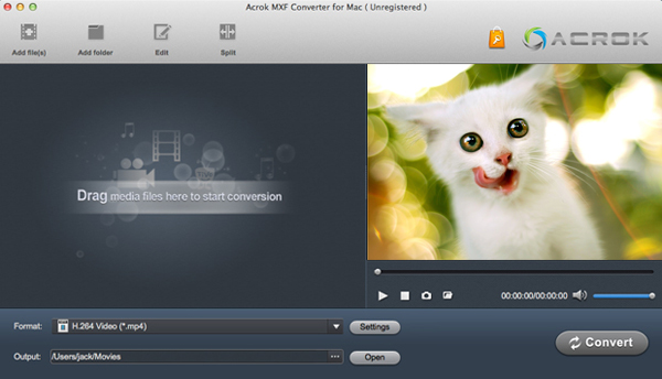 MXF to MP4 Converter