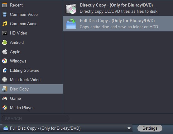 Backup Blu-ray to ISO image file